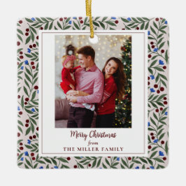 Adorno De Cerámica Navidades berries