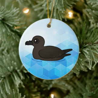 Adorno De Cerámica Navidades Birdorable Shearwater nado
