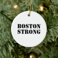 Navidades blancos y negros de Boston Strong