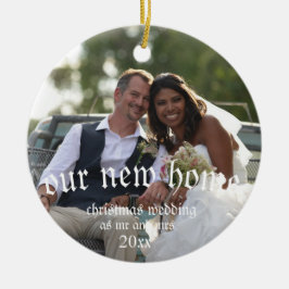 Adorno De Cerámica navidades boda, nuestro primer matrimonio, navidad