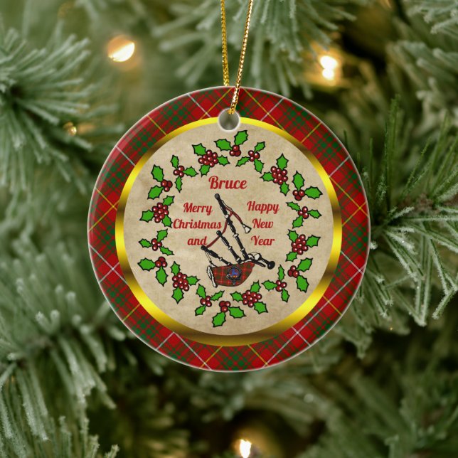 Adorno De Cerámica Navidades Bruce Bagpipe (Árbol)