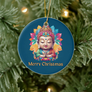 Adorno De Cerámica Navidades budistas