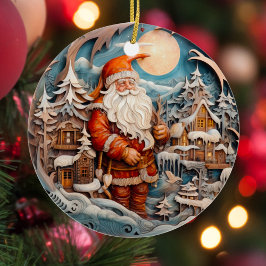 Adorno De Cerámica Navidades burdos Santa Claus Personalizados
