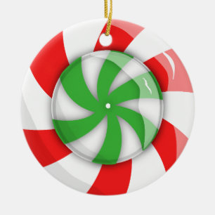 Adorno De Cerámica Navidades Candy