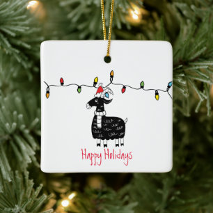 Adorno De Cerámica Navidades caprinos de Navidades caprinos