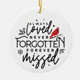Adorno De Cerámica Navidades Cardenal 12 Personalizado