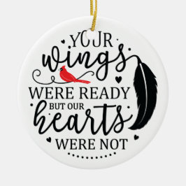 Adorno De Cerámica Navidades Cardenal 1 Personalizado