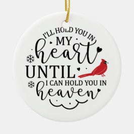 Adorno De Cerámica Navidades Cardenal 4 Personalizado
