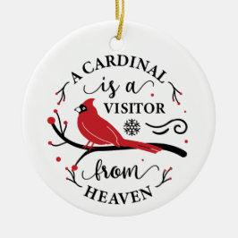 Adorno De Cerámica Navidades Cardenal 7 Personalizado