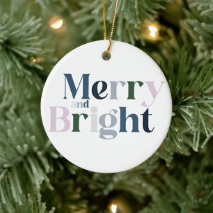 Adorno De Cerámica Navidades Cerezos Y Brillantes