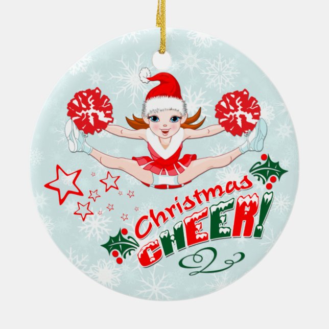 Adorno De Cerámica Navidades Cheer (Atrás)
