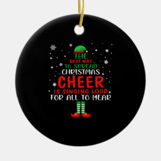 Adorno De Cerámica Navidades Cheer