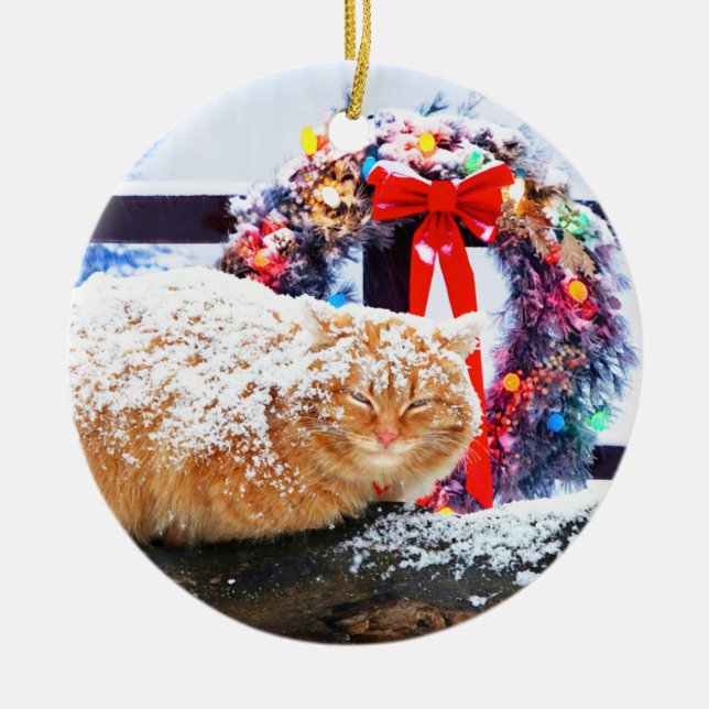 Adorno De Cerámica "Navidades Cheeto" (Frente)