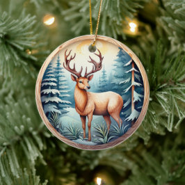 Adorno De Cerámica navidades CLÁSICOS DEER