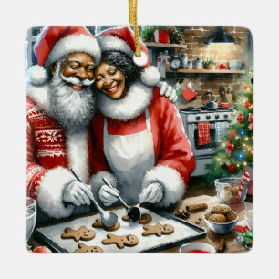 Adorno De Cerámica Navidades Clause Cute Personalizadas