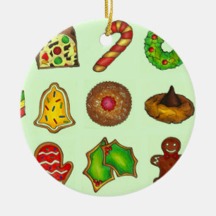 Adorno De Cerámica Navidades Cocinas azucareras Holiday Baking Sand T