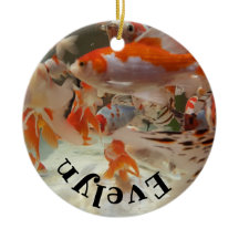 Navidades comunes y los peces de colores