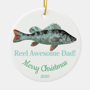 Adorno De Cerámica Navidades con citas personalizados Reel Awesome Da