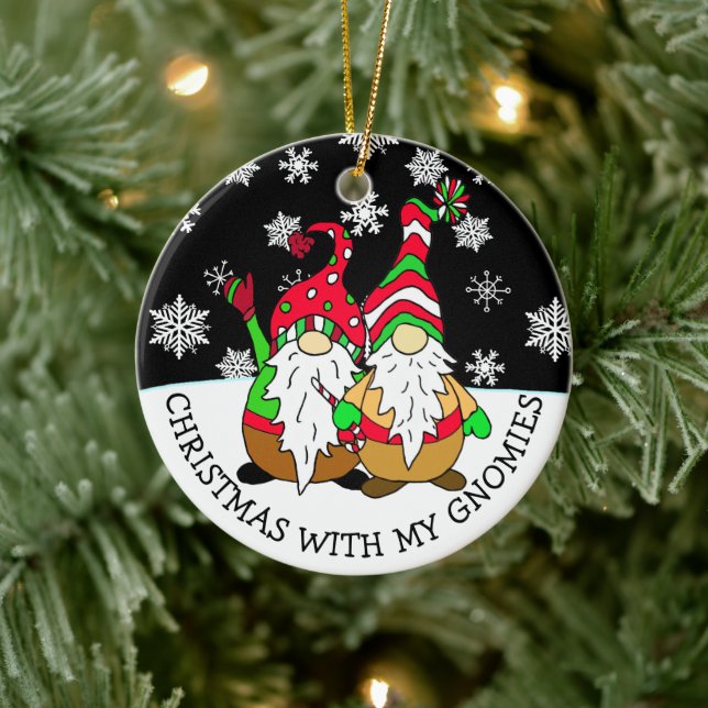 Adorno De Cerámica Navidades con mis Gnomies (Árbol)