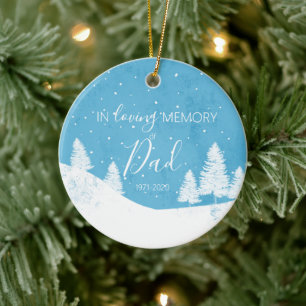 Adorno De Cerámica Navidades conmemorativos perdidos para siempre en