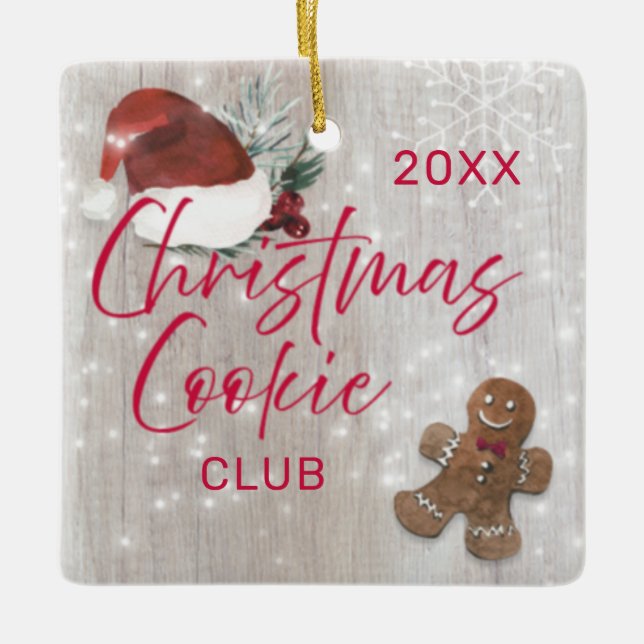 Adorno De Cerámica Navidades Cookie Bakers (Anverso)