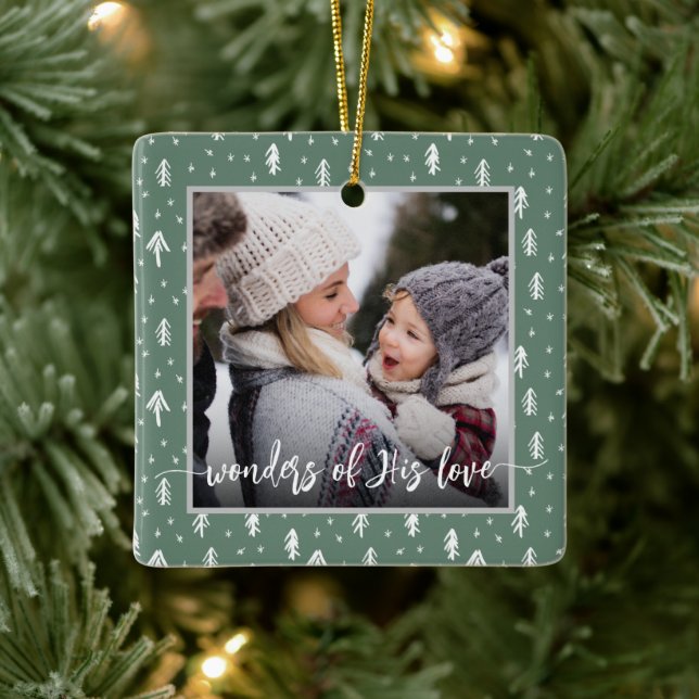 Adorno De Cerámica Navidades cristianos (Árbol)