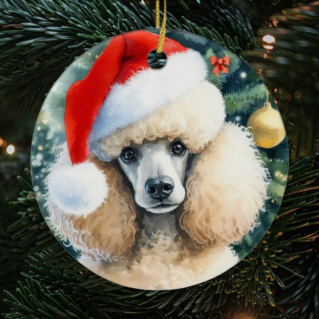 Adorno De Cerámica Navidades de acuarela de cangrejo estándar de crem (Subido por el creador)