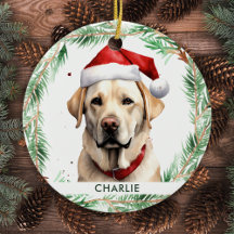 Navidades de amantes de los perros personalizados