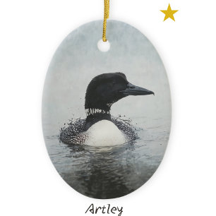 Adorno De Cerámica Navidades de año de Personalizado de pintura de le