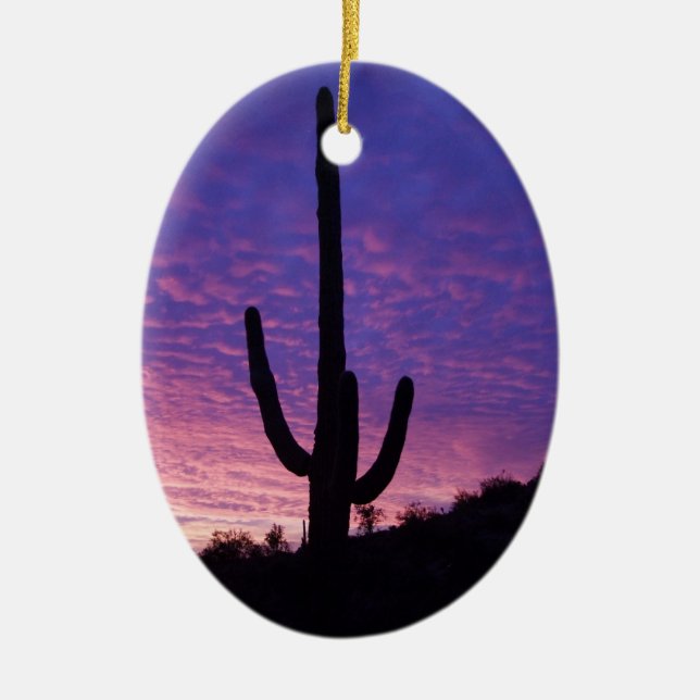 Adorno De Cerámica Navidades de Arizona (Frente)