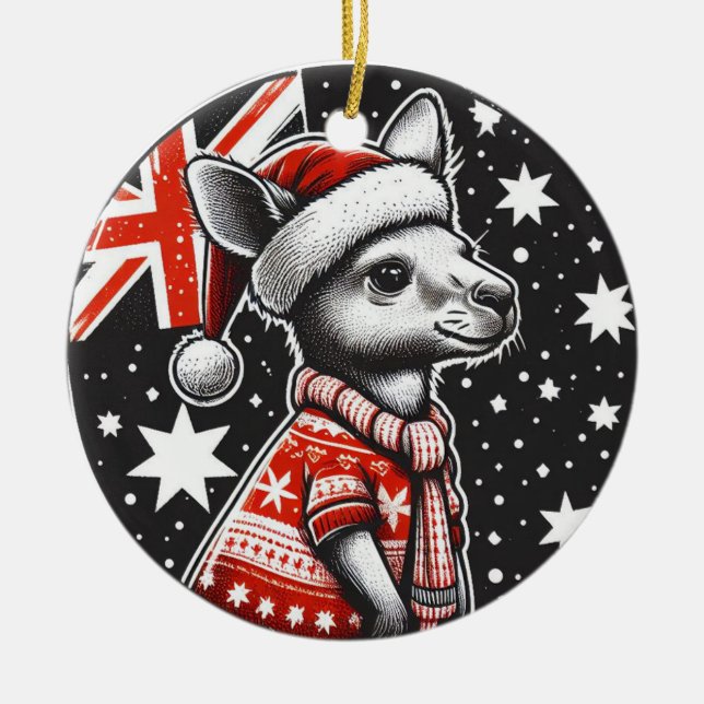 Adorno De Cerámica Navidades de AUSTRALIA (Frente)