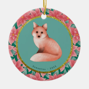 Adorno De Cerámica Navidades de bebé Fecha de nombre personalizado Fo