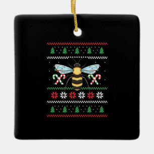 Adorno De Cerámica Navidades de Bee Animal Bee Ugly