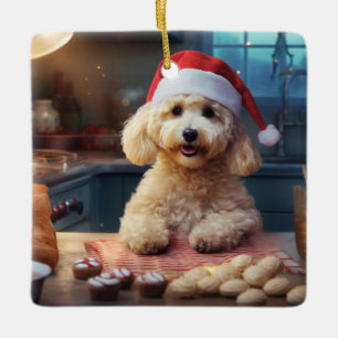 Adorno De Cerámica Navidades de canapé en fiestas navideñas