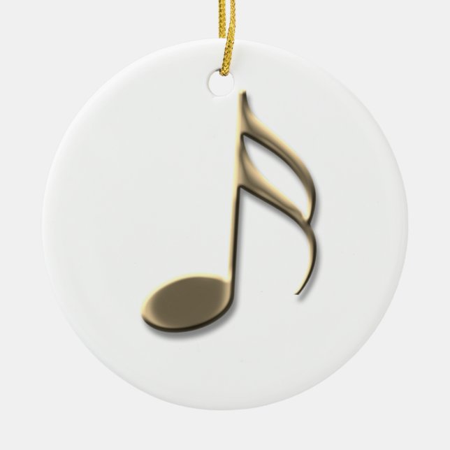Adorno De Cerámica Navidades de cantantes de Soprano (Frente)