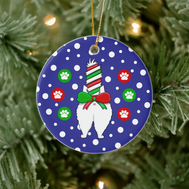 Adorno De Cerámica Navidades de Cat Butt (Árbol)