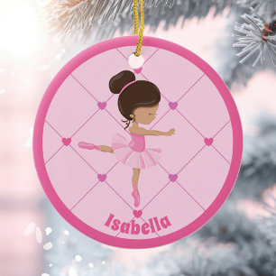 Adorno De Cerámica Navidades de Chicas personalizados de Cute Balleri