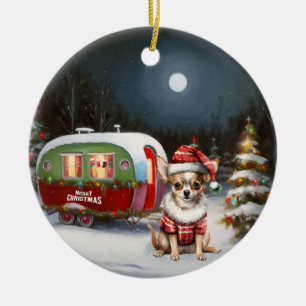 Adorno De Cerámica Navidades de Chihuahua