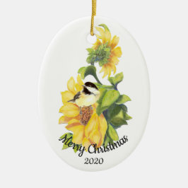 Adorno De Cerámica Navidades de citas Personalizado Watercolor Ave gi