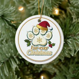 Adorno De Cerámica Navidades de cuatro años de la historia de la pint
