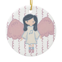 Navidades de Cute Pastel Personalizado Angel Año