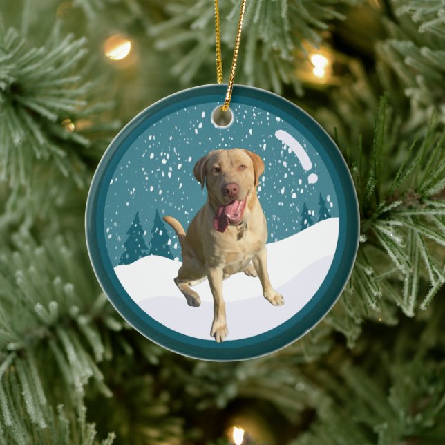 Adorno De Cerámica Navidades de Dudley Labrador (Árbol)