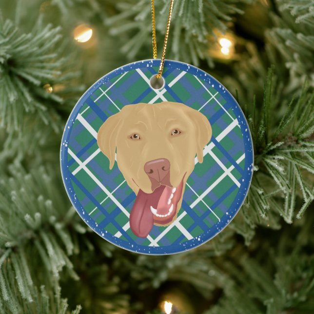 Adorno De Cerámica Navidades de Dudley Labrador (Árbol)