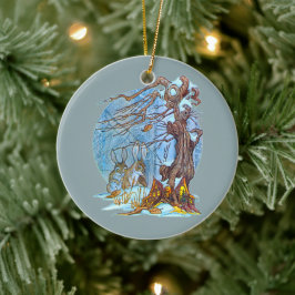 Adorno De Cerámica Navidades de Elf Hall