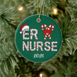 Adorno De Cerámica Navidades de enfermeras de enfermería personal San