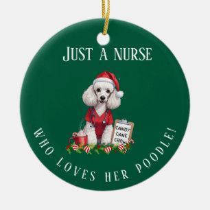 Adorno De Cerámica Navidades de enfermería de carabina personalizados