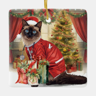 Adorno De Cerámica Navidades de enfermería en el lugar de trabajo