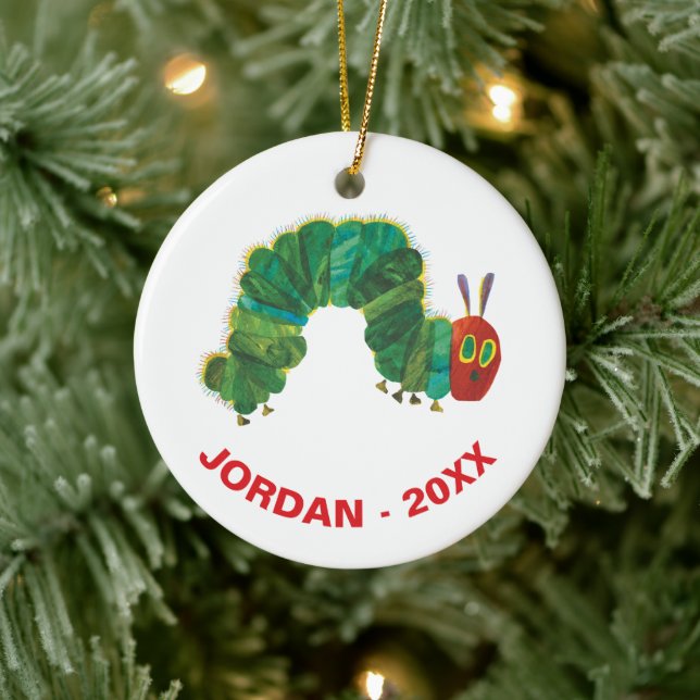Adorno De Cerámica Navidades de Eric Carle Caterpillar (Árbol)