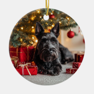 Adorno De Cerámica Navidades de Escocia