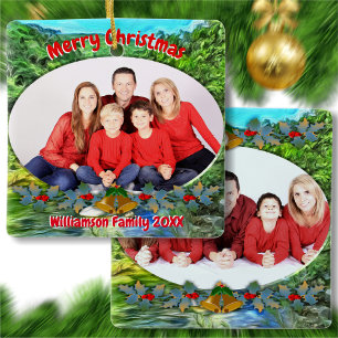 Adorno De Cerámica Navidades de familia Río Vallarta Sur 0366